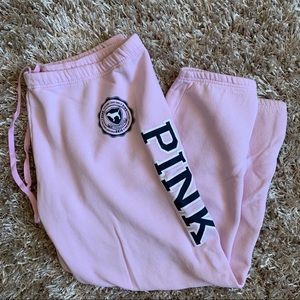 Victoria’s Secret PINK sweatpants fuzzy